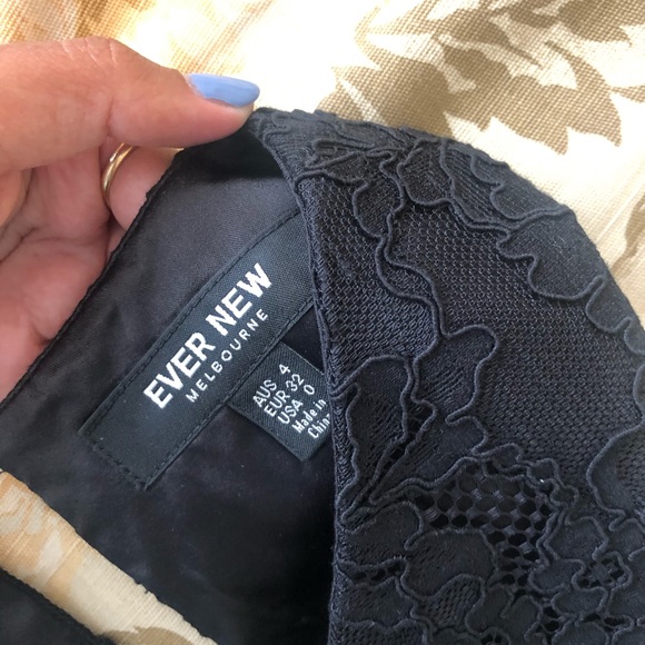 Ever New Lace Black A-Line dress - Picture 3 of 3